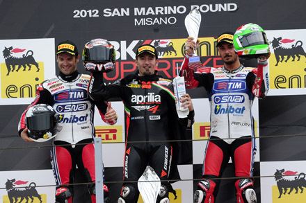 podio gara1 Misano 2012 podio gara1 Misano 2012